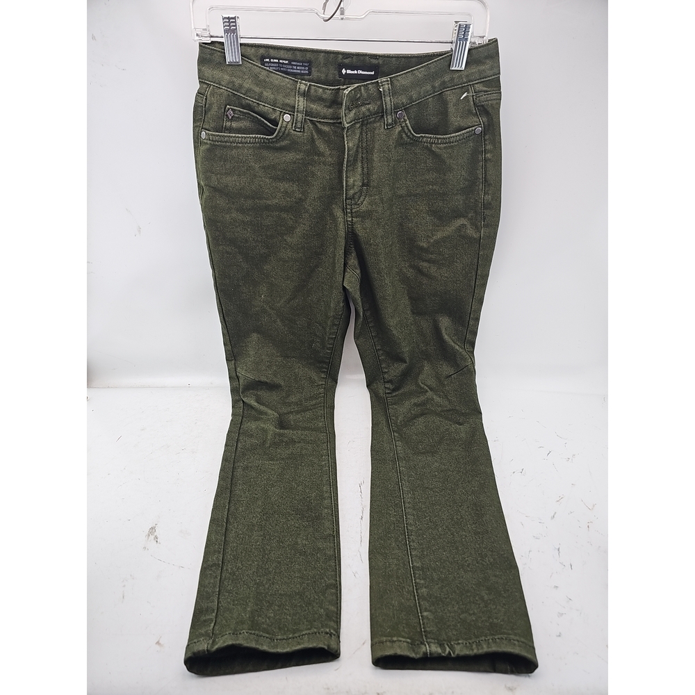 Black Diamond Olive Green Stretch Pants